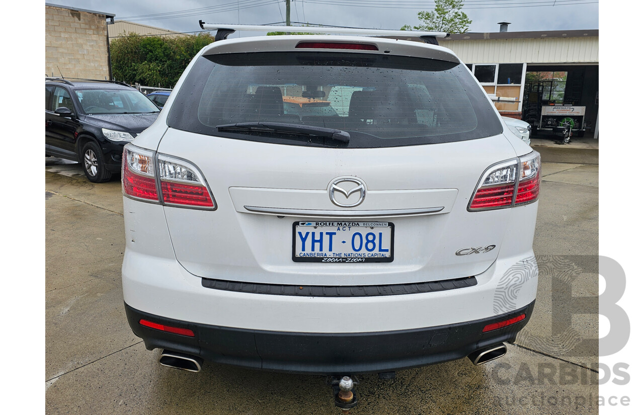 6/2011 Mazda Cx-9 Luxury 10 UPGRADE 4d Wagon White 3.7L