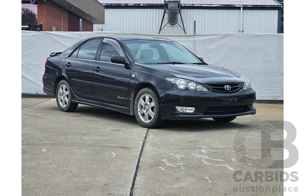 8/2005 Toyota Camry Sportivo MCV36R 06 UPGRADE 4d Sedan Black 3.0L