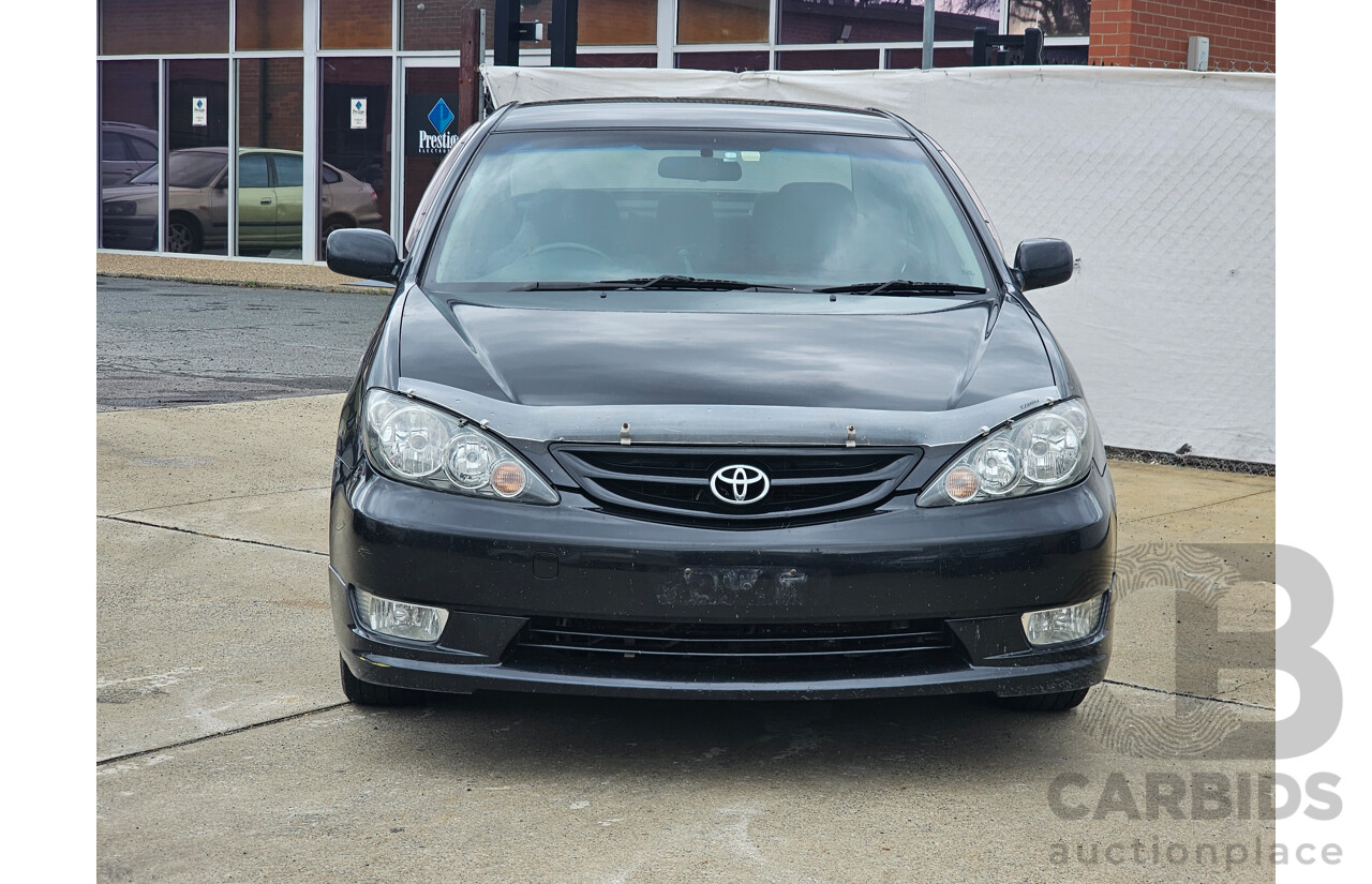 8/2005 Toyota Camry Sportivo MCV36R 06 UPGRADE 4d Sedan Black 3.0L