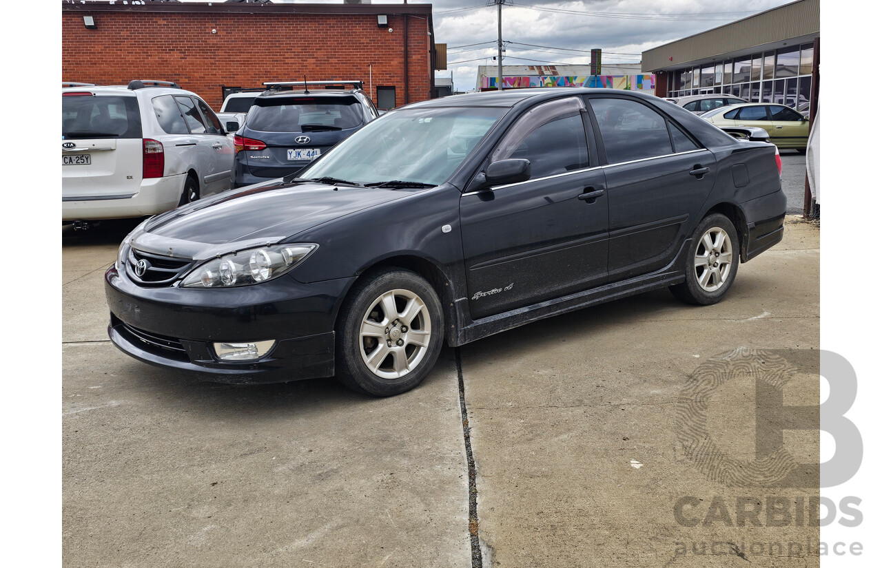 8/2005 Toyota Camry Sportivo MCV36R 06 UPGRADE 4d Sedan Black 3.0L