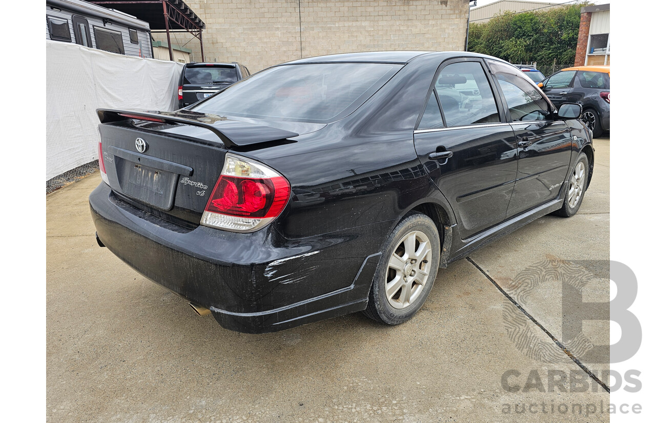 8/2005 Toyota Camry Sportivo MCV36R 06 UPGRADE 4d Sedan Black 3.0L