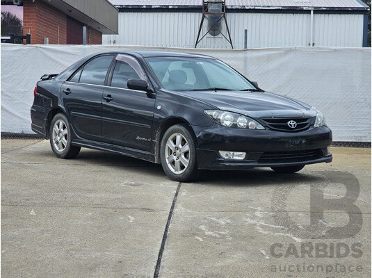 8/2005 Toyota Camry Sportivo MCV36R 06 UPGRADE 4d Sedan Black 3.0L