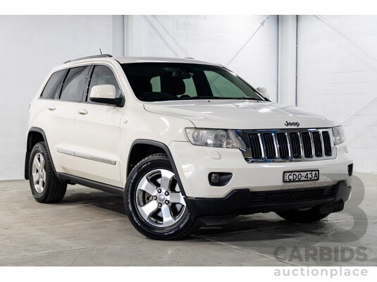 1/2011 Jeep Grand Cherokee Laredo (4x4) WK 4d Wagon Stone White V6 3.6L