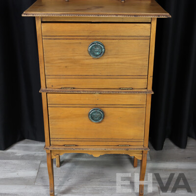 Late Edwardian Mirrored Back Parlour Cabinet