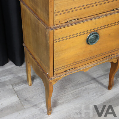 Late Edwardian Mirrored Back Parlour Cabinet