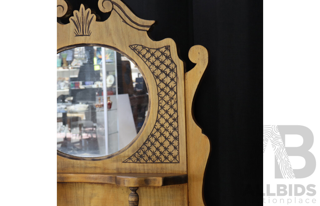 Late Edwardian Mirrored Back Parlour Cabinet