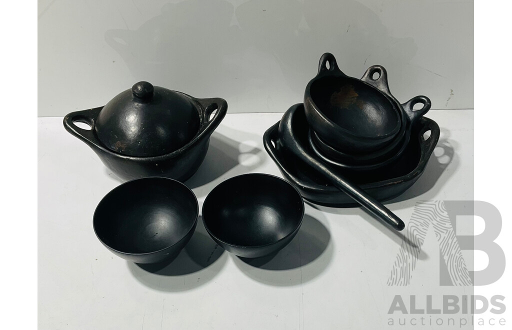 Collection of La Chamba Clay Pot Slow Food Cookware