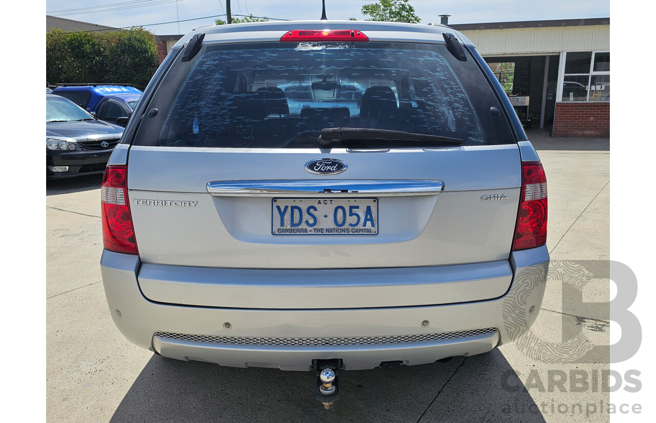 3/2005 Ford Territory GHIA (4x4) SX 4d Wagon Silver 4.0L