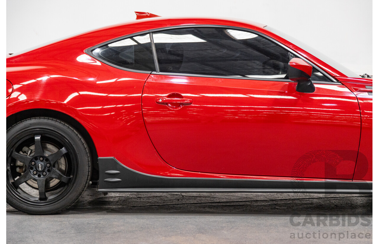 8/2013 Toyota 86 GTS ZN6 MY13 2d Coupe Mount Fuji Red 2.0L