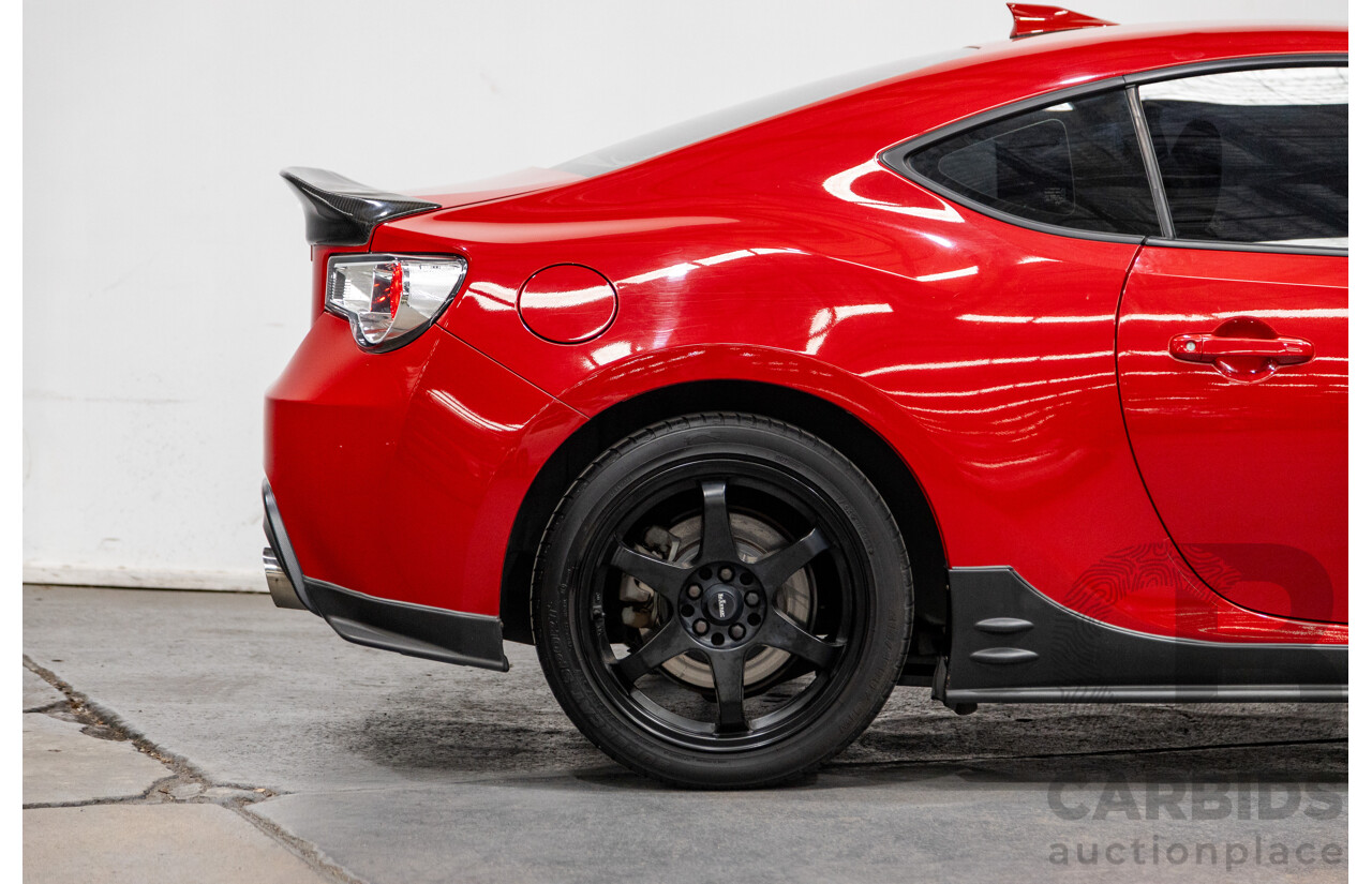 8/2013 Toyota 86 GTS ZN6 MY13 2d Coupe Mount Fuji Red 2.0L