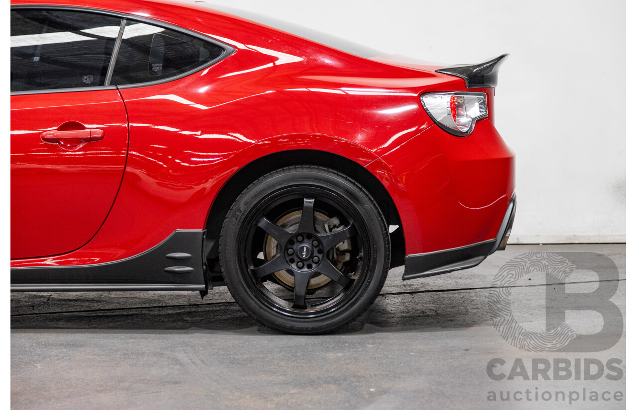 8/2013 Toyota 86 GTS ZN6 MY13 2d Coupe Mount Fuji Red 2.0L