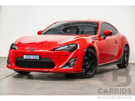 8/2013 Toyota 86 GTS ZN6 MY13 2d Coupe Mount Fuji Red 2.0L