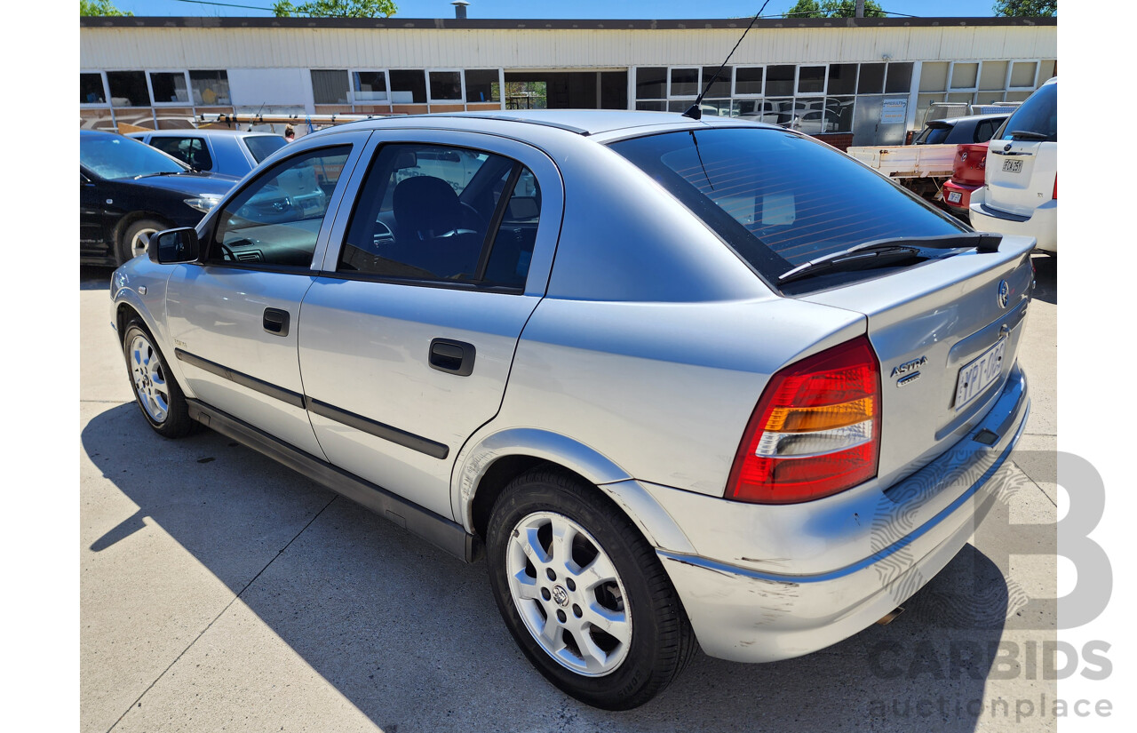 10/2005 Holden Astra Classic Equipe TS MY05 5d Hatchback Silver Or Chrome 1.8L