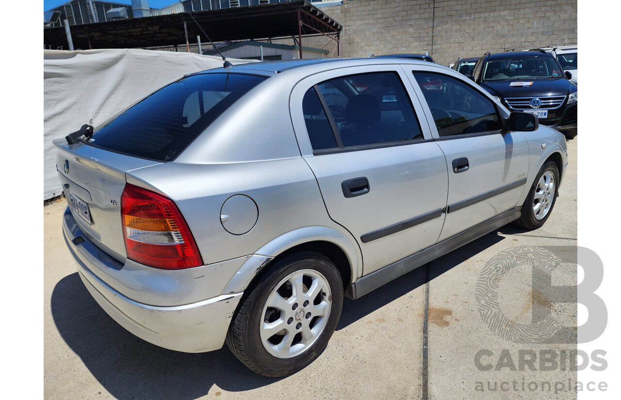 10/2005 Holden Astra Classic Equipe TS MY05 5d Hatchback Silver Or Chrome 1.8L