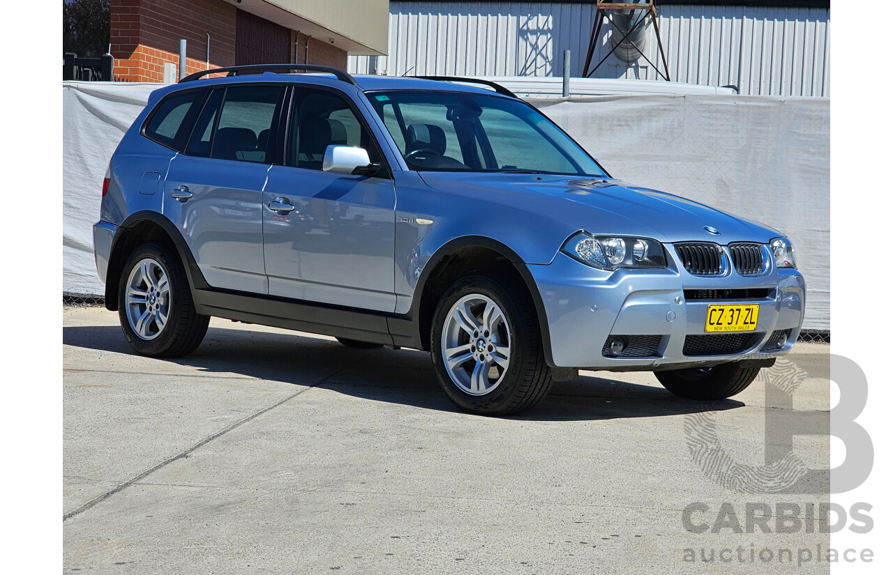 7/2006 BMW X3 3.0D E83 4d Wagon Blue 3.0L