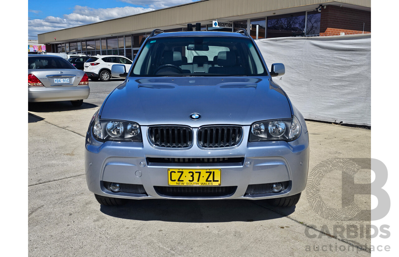 7/2006 BMW X3 3.0D E83 4d Wagon Blue 3.0L