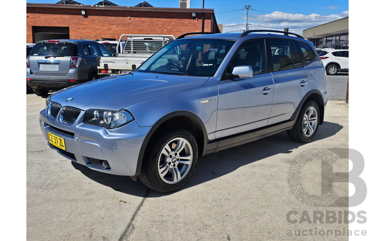 7/2006 BMW X3 3.0D E83 4d Wagon Blue 3.0L