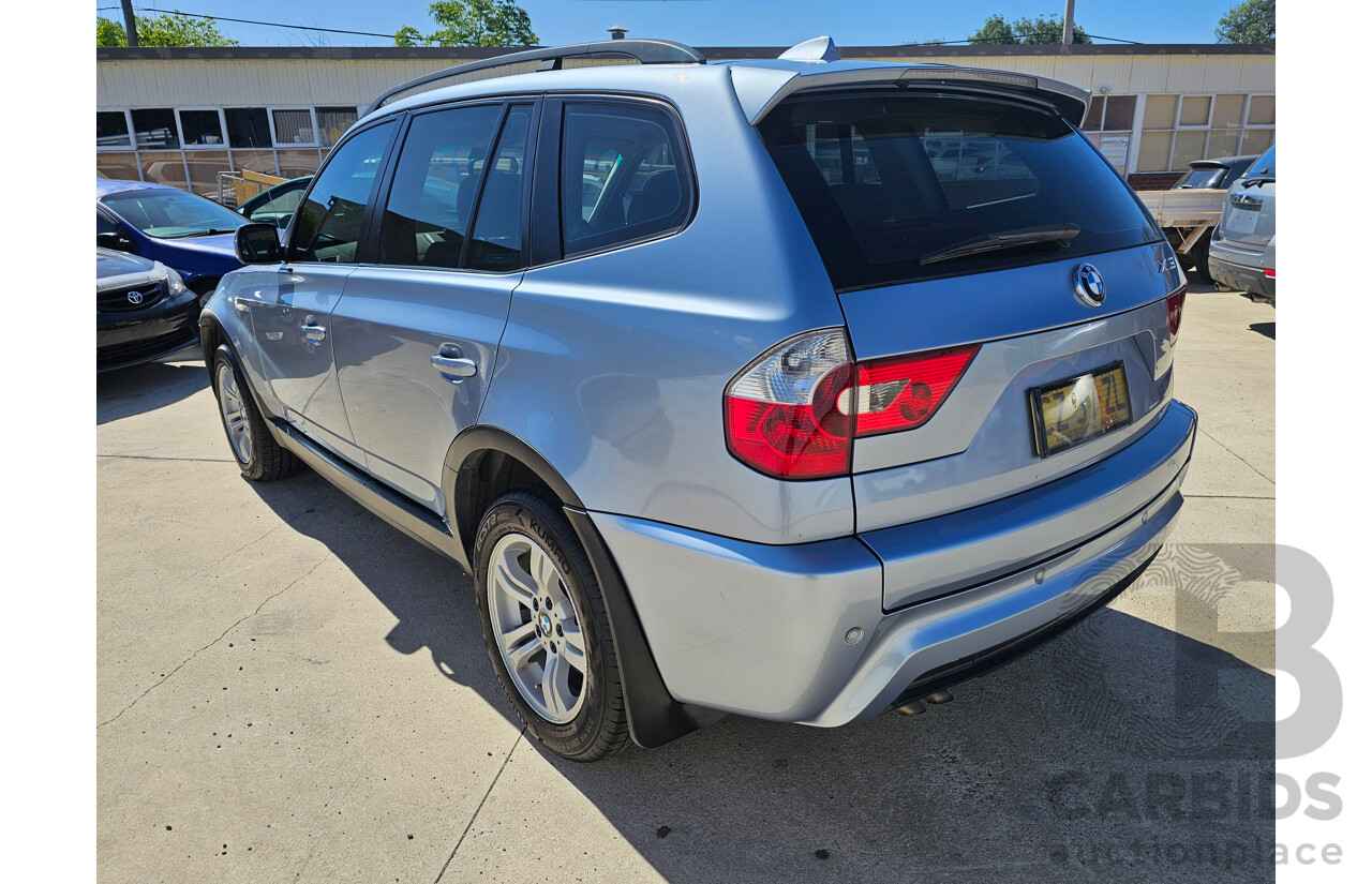 7/2006 BMW X3 3.0D E83 4d Wagon Blue 3.0L