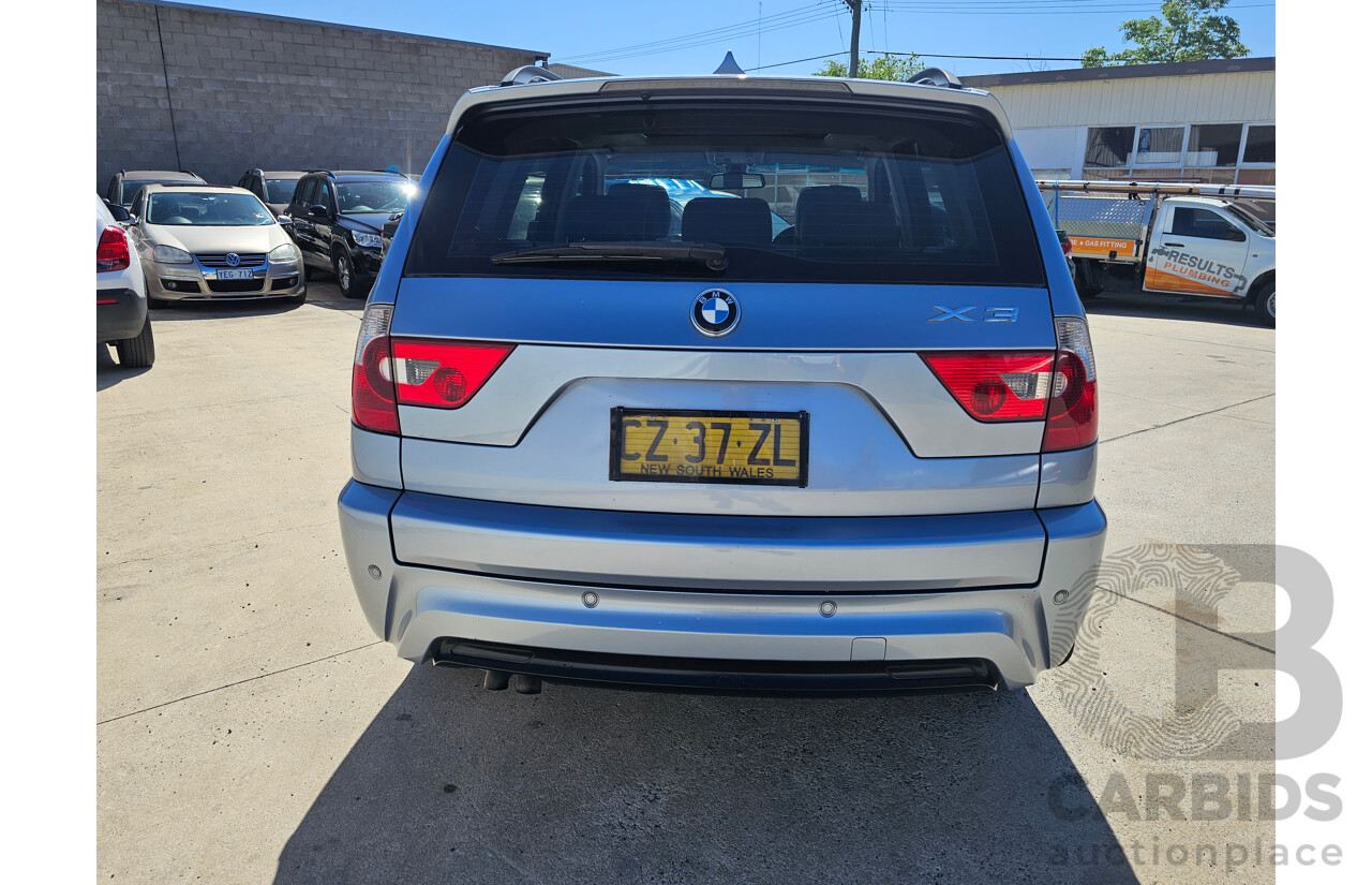 7/2006 BMW X3 3.0D E83 4d Wagon Blue 3.0L