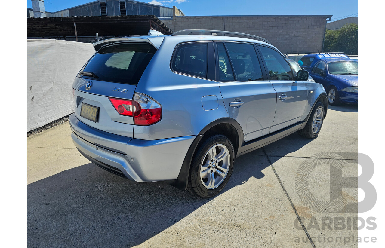 7/2006 BMW X3 3.0D E83 4d Wagon Blue 3.0L