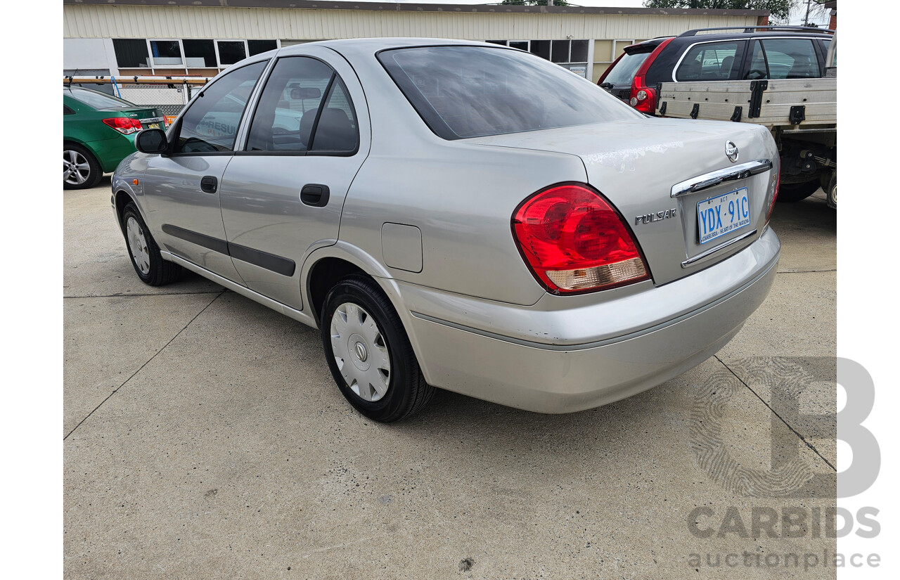 3/2004 Nissan Pulsar ST N16 MY04 4d Sedan Silver 1.8L