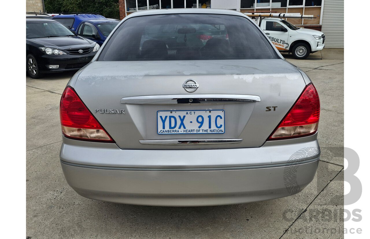 3/2004 Nissan Pulsar ST N16 MY04 4d Sedan Silver 1.8L