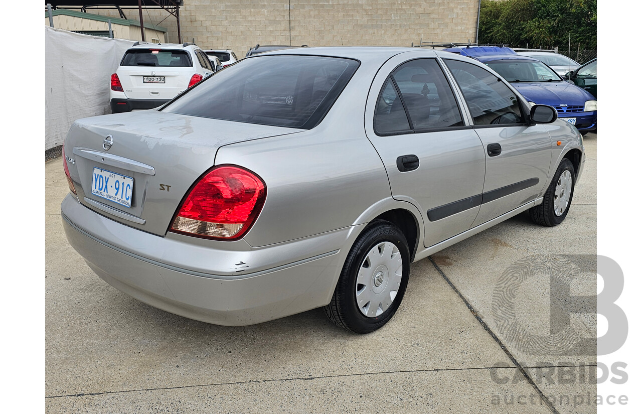 3/2004 Nissan Pulsar ST N16 MY04 4d Sedan Silver 1.8L