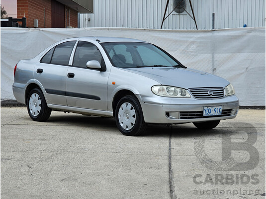 3/2004 Nissan Pulsar ST N16 MY04 4d Sedan Silver 1.8L