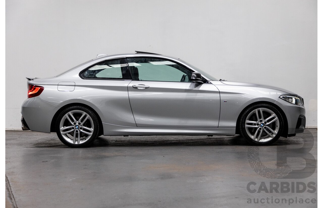 5/2016 BMW 228i M-Sport F22 MY16 2d Coupe Glacier Silver Metallic Turbo 2.0L