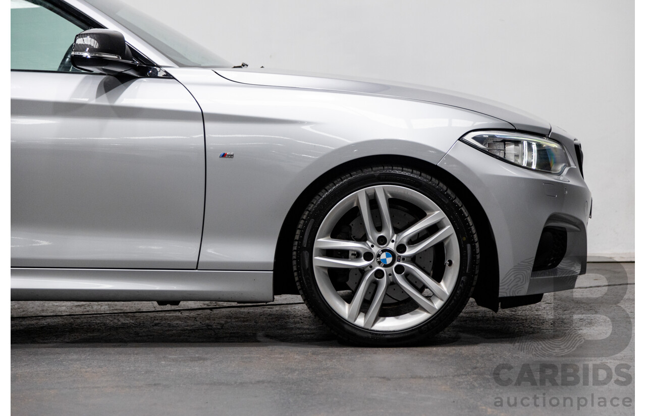 5/2016 BMW 228i M-Sport F22 MY16 2d Coupe Glacier Silver Metallic Turbo 2.0L