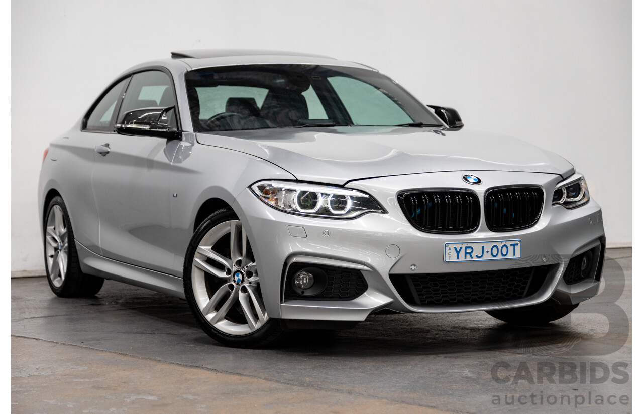 5/2016 BMW 228i M-Sport F22 MY16 2d Coupe Glacier Silver Metallic Turbo 2.0L