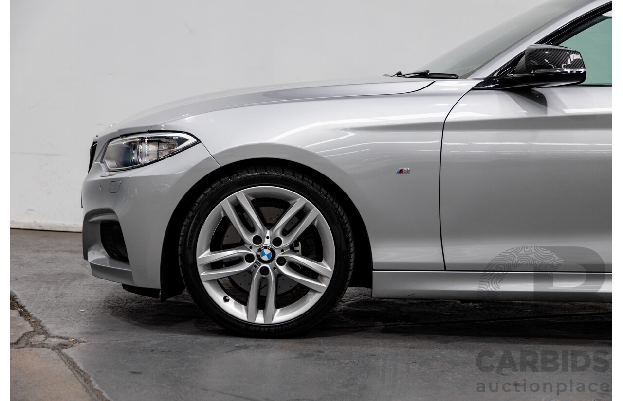 5/2016 BMW 228i M-Sport F22 MY16 2d Coupe Glacier Silver Metallic Turbo 2.0L