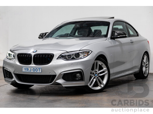 5/2016 BMW 228i M-Sport F22 MY16 2d Coupe Glacier Silver Metallic Turbo 2.0L