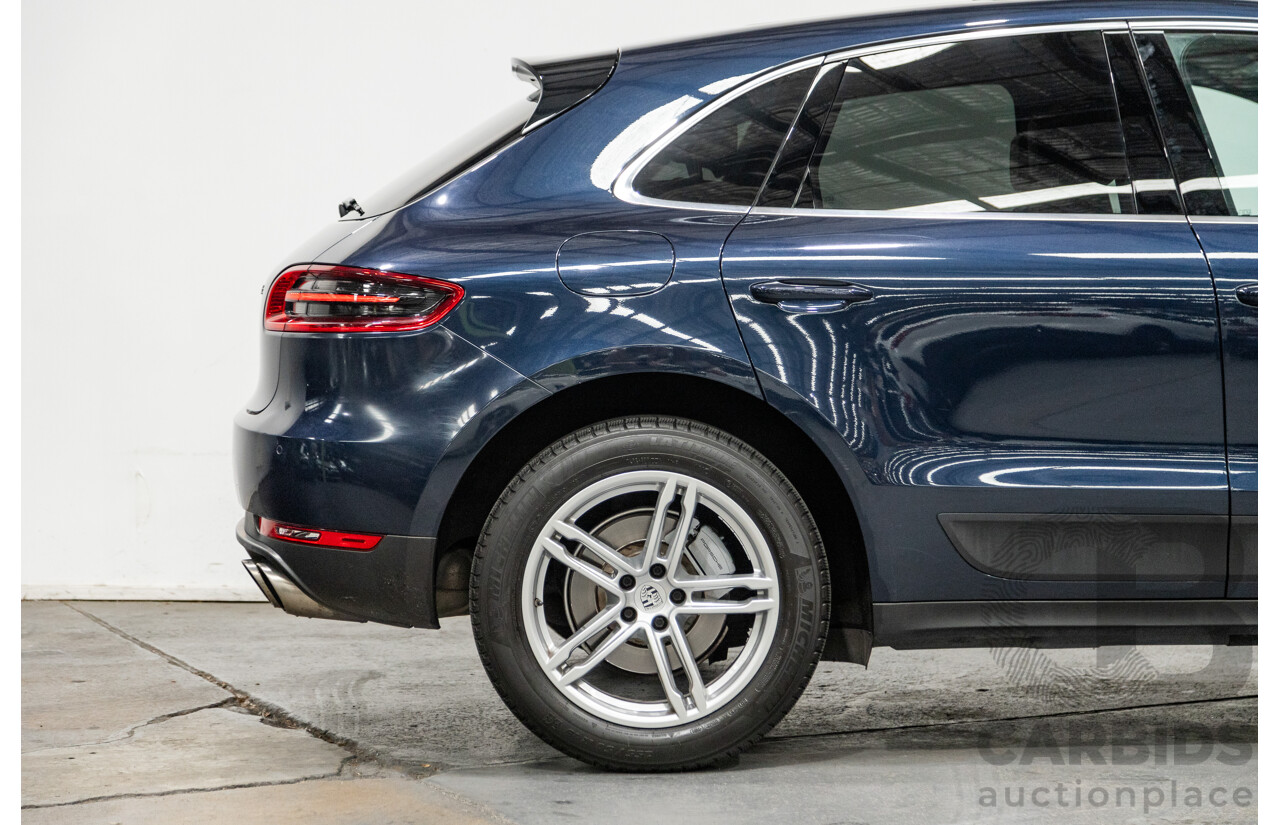 6/2018 Porsche Macan S (AWD) MY18 4d Wagon Night Blue Metallic Twin Turbo V6 3.0L