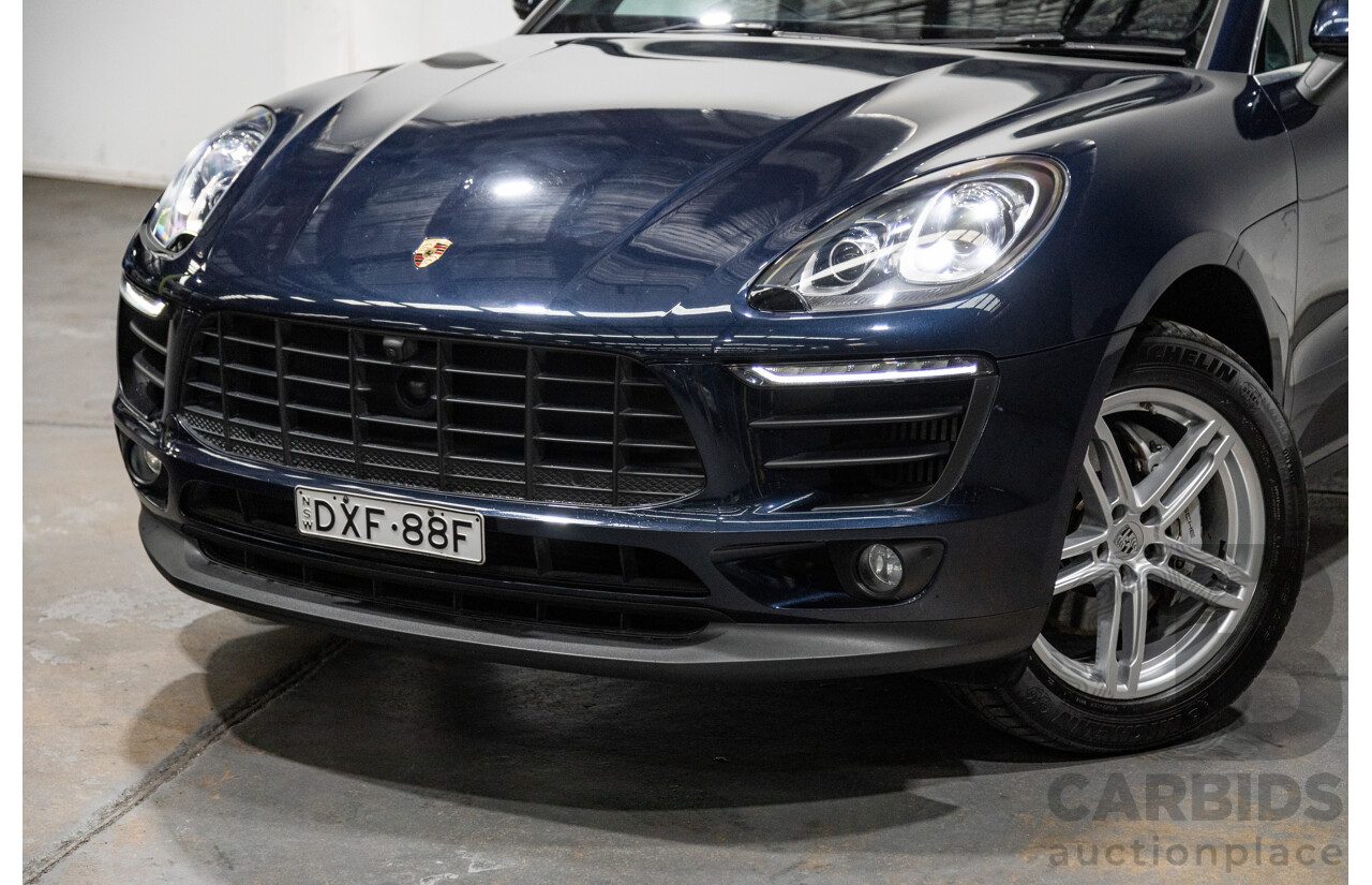 6/2018 Porsche Macan S (AWD) MY18 4d Wagon Night Blue Metallic Twin Turbo V6 3.0L