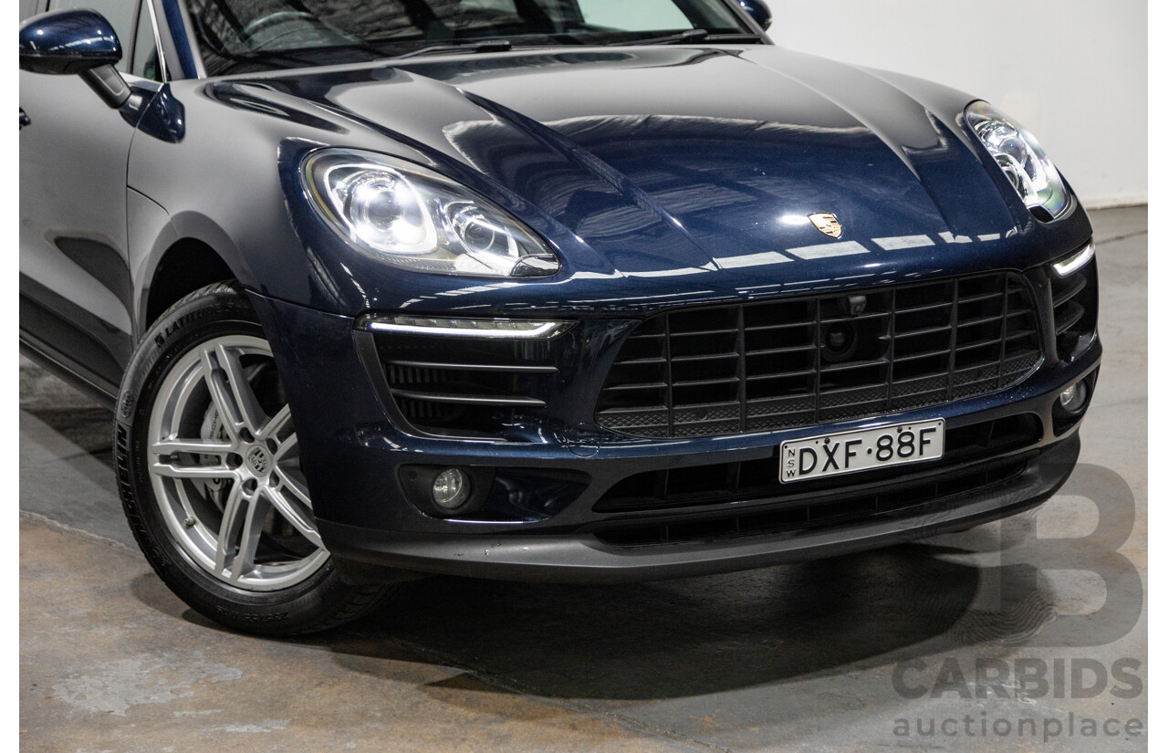 6/2018 Porsche Macan S (AWD) MY18 4d Wagon Night Blue Metallic Twin Turbo V6 3.0L