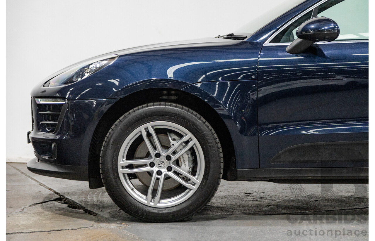 6/2018 Porsche Macan S (AWD) MY18 4d Wagon Night Blue Metallic Twin Turbo V6 3.0L