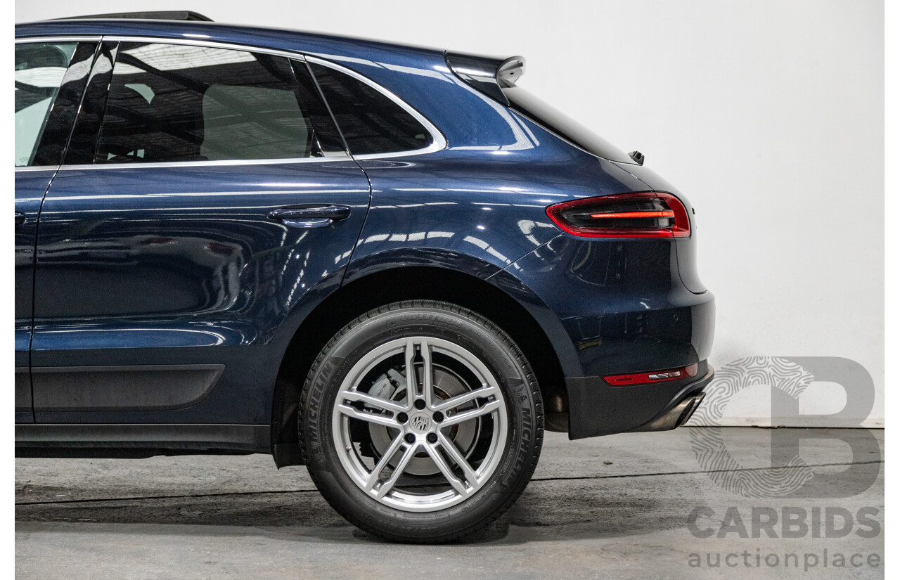 6/2018 Porsche Macan S (AWD) MY18 4d Wagon Night Blue Metallic Twin Turbo V6 3.0L