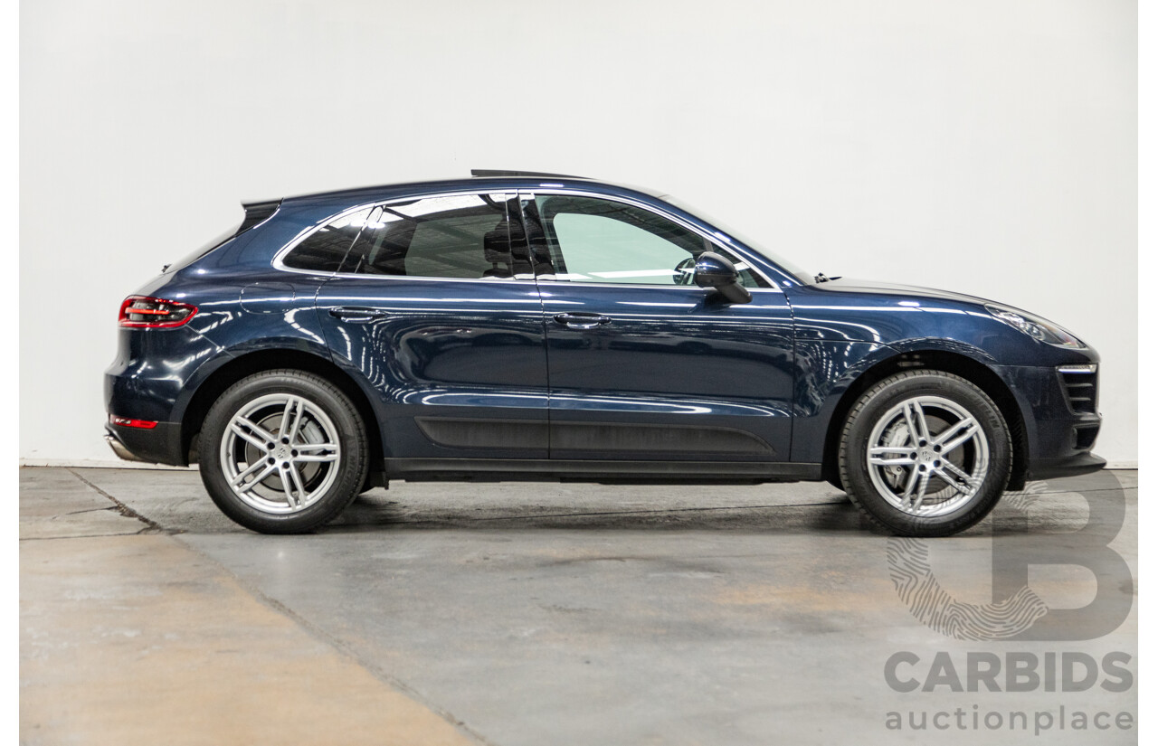 6/2018 Porsche Macan S (AWD) MY18 4d Wagon Night Blue Metallic Twin Turbo V6 3.0L