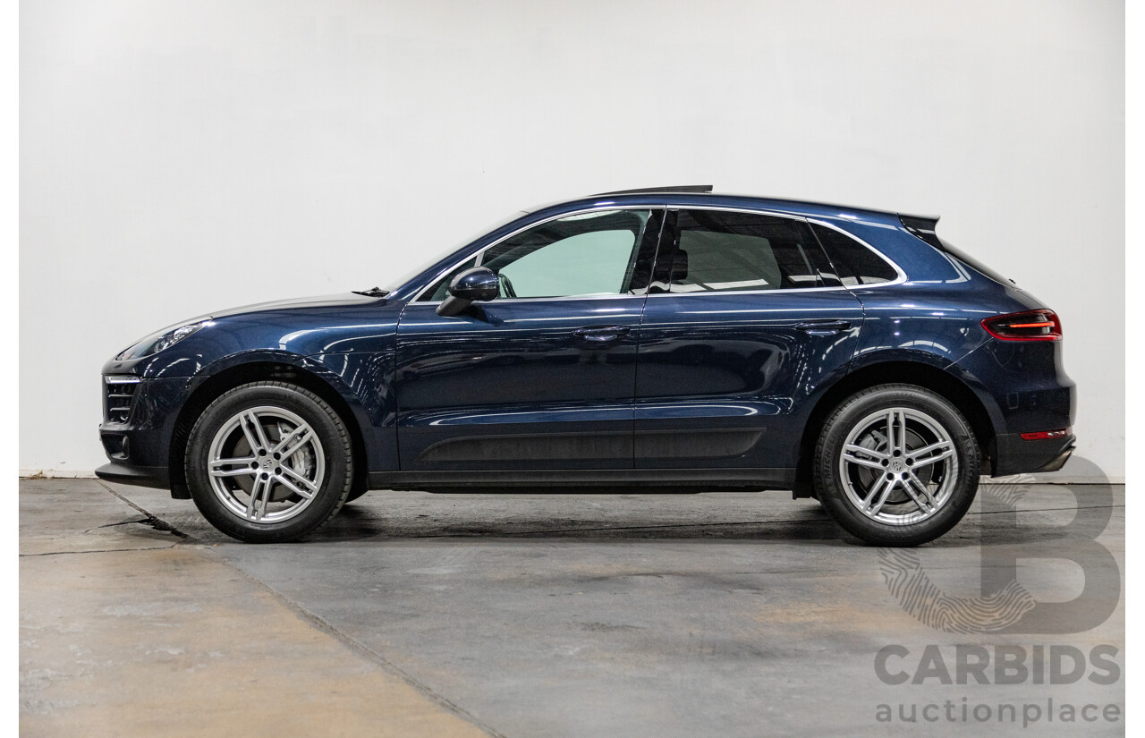 6/2018 Porsche Macan S (AWD) MY18 4d Wagon Night Blue Metallic Twin Turbo V6 3.0L