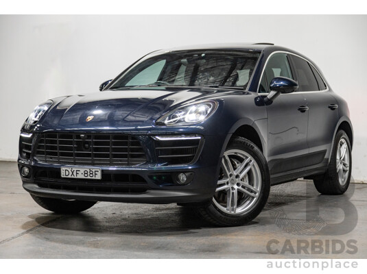 6/2018 Porsche Macan S (AWD) MY18 4d Wagon Night Blue Metallic Twin Turbo V6 3.0L