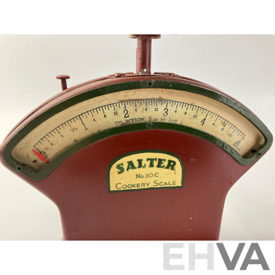 Vintage Salter Number 30C Cookery Scales and Pershinware 720 Scales, Made in Australia