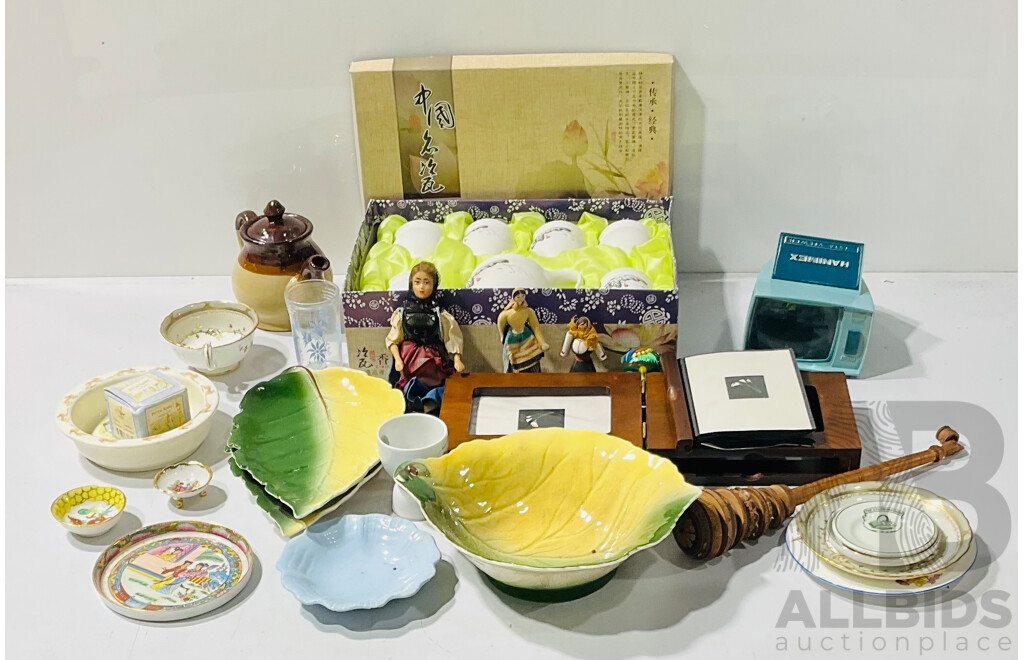 Collection of Homeware and Souvenirware Including Seven Piece Zhongguo Mingci China Set and More