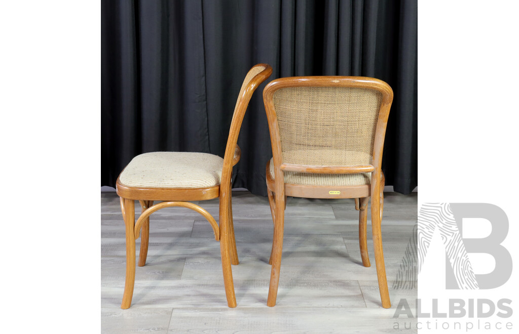 Set of Five Bentwood Dining Chairs