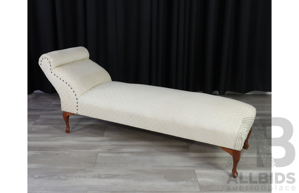 Edwardian Upholstered Chaise Lounge