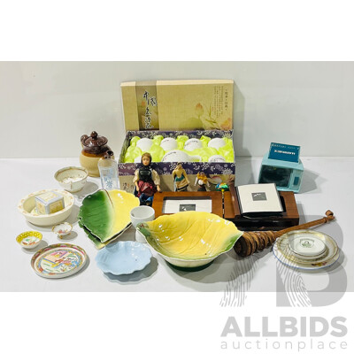 Collection of Homeware and Souvenirware Including Seven Piece Zhongguo Mingci China Set and More