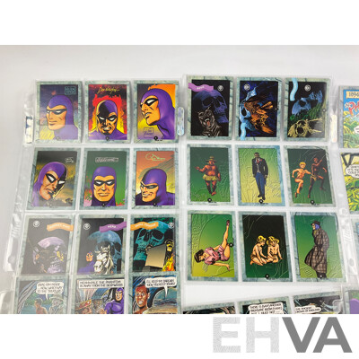The Phantom 1994 Dynamic Marketing Classic Cards, Complete Set with Rare Lee Falk Birthday G0 Card