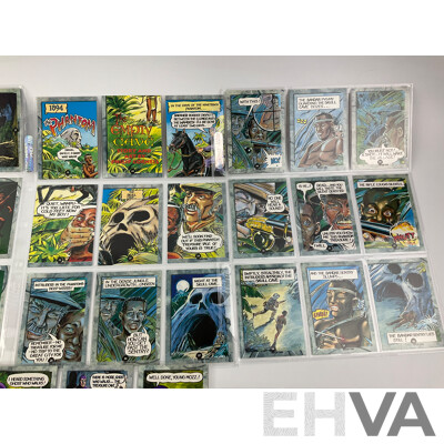 The Phantom 1994 Dynamic Marketing Classic Cards, Complete Set with Rare Lee Falk Birthday G0 Card