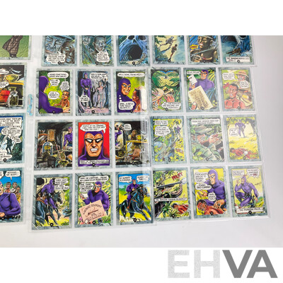 The Phantom 1994 Dynamic Marketing Classic Cards, Complete Set with Rare Lee Falk Birthday G0 Card