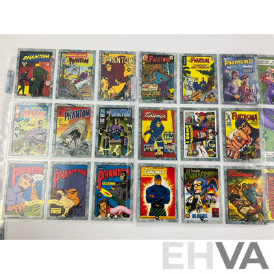 The Phantom 1994 Dynamic Marketing Classic Cards, Complete Set with Rare Lee Falk Birthday G0 Card